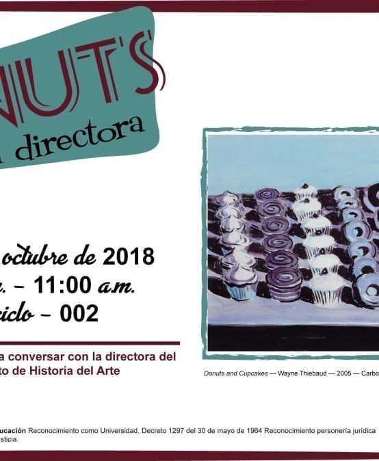 Donut’s con la directora de Historia del Arte