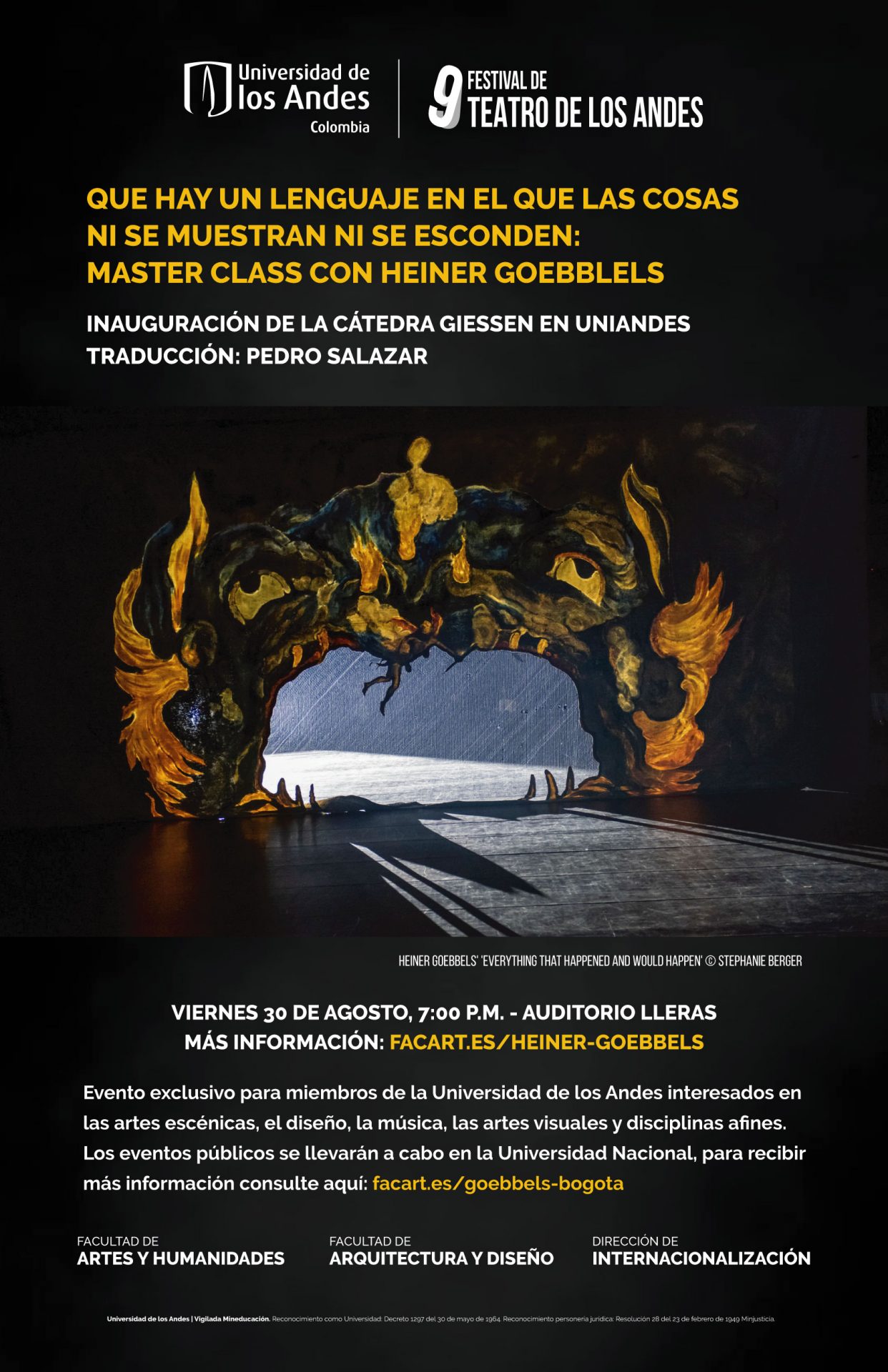 Master Class con Heiner Goebbels