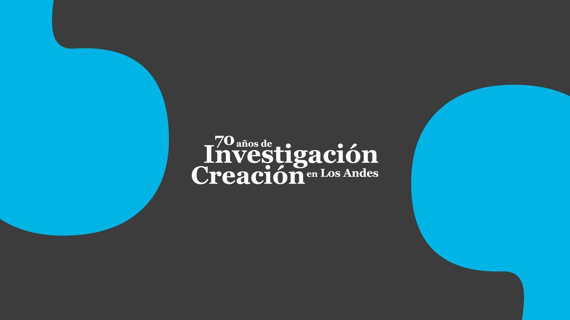 Conozca la programación de este evento que recoge la investigación y creación de estudiantes, profesores y egresados en 70 años de Los Andes.