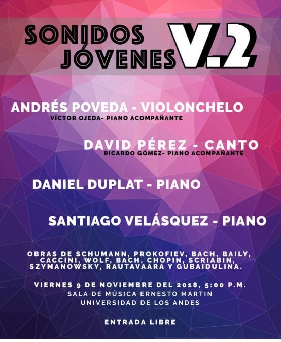 Tercer concierto: Sonidos Jóvenes