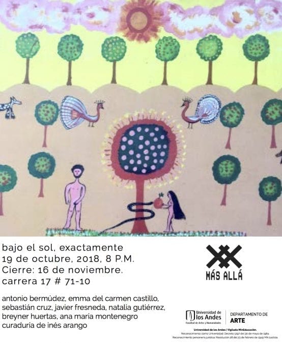 Exposición Bajo el sol, Exactamente del Colectivo Más allá