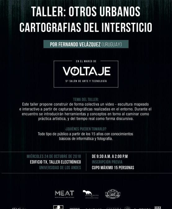 Taller otros urbanos, cartografías del intersticio por Fernando Velázquez