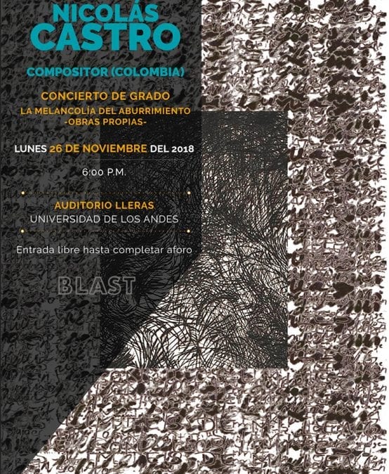 Concierto de grado: Nicolás Castro, compositor