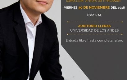 Concierto de grado: Sergio Umbarila, violín (Colombia)