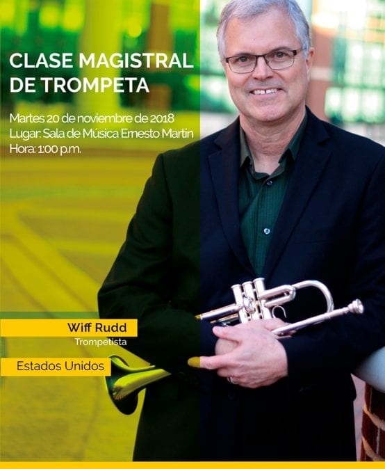 Clase magistral de trompeta con Wiff Rudd (Estados Unidos)