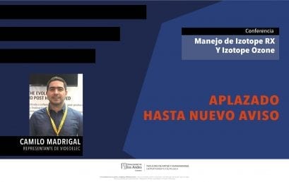 APLAZADO: Manejo de Izotope RX y Izotope Ozone, dictada por Camilo Madrigal