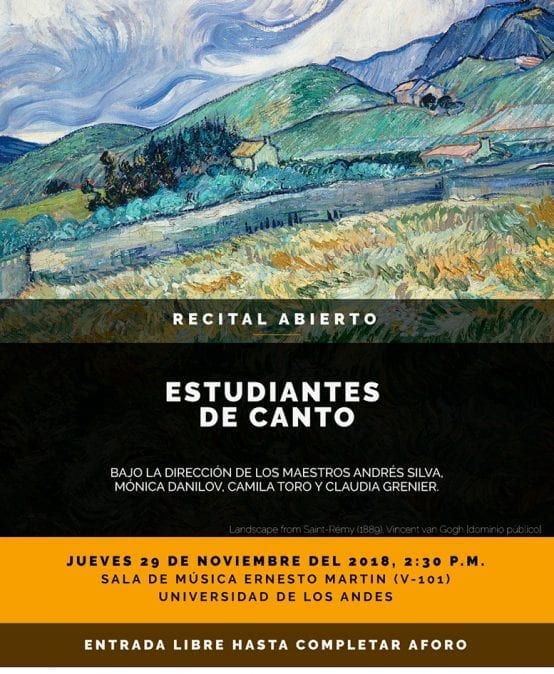 Recital de estudiantes de canto