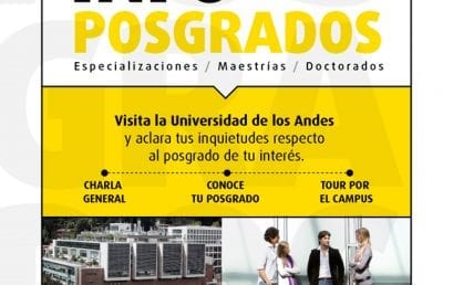 Tour InfoPosgrados Uniandes noviembre 2018