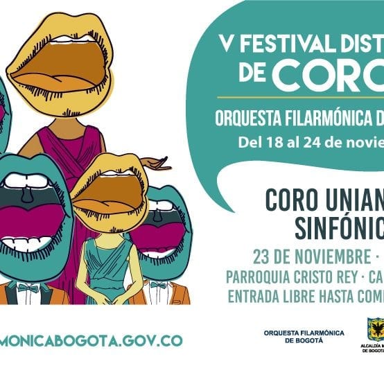 Coro Uniandes Sinfónico en el V Festival Distrital de Coros