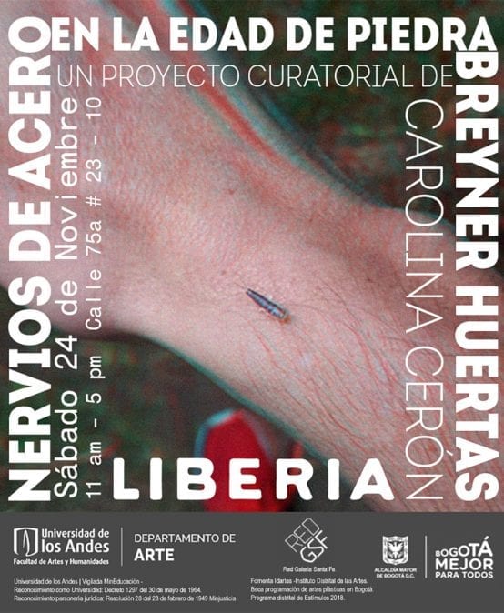 Exposición Nervios de acero en la edad de piedra de Breyner Huertas
