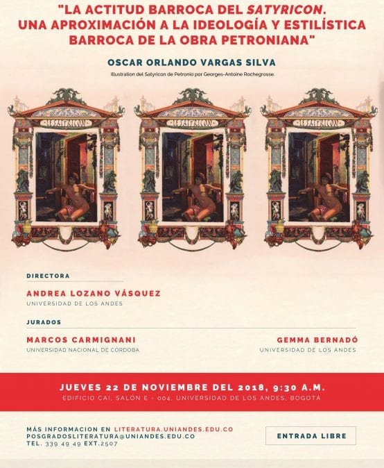 Sustentacion de tesis doctoral en Literatura de Oscar Orlando Vargas Silva
