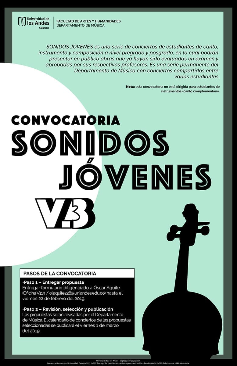 Es una serie de conciertos de estudiantes de canto, instrumento y composición de pregrado y maestría.