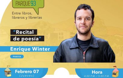 Recital de poesía con Enrique Winter en el Festival del libro Parque 93