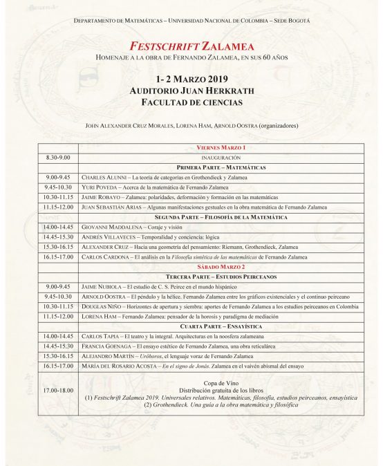 Conferencia:El ensayo estético de Fernando Zalamea, una obra reticulárea