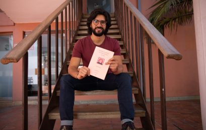 Alejandro Giraldo, estudiante de la Maestría en Literatura, tradujo los trabajos de Adilia Lopes