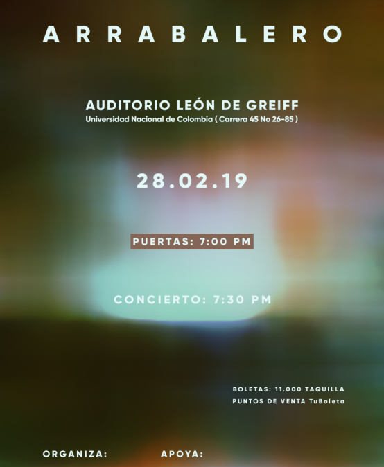 Arrabalero en el Auditorio León de Greiff