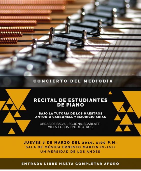 Concierto del mediodía: Recital de estudiantes de piano