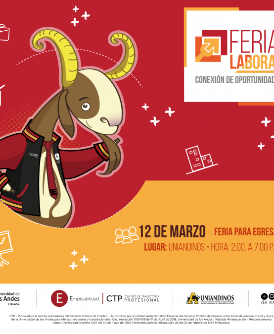 Feria laboral para egresados en Uniandinos