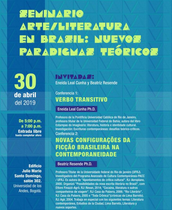 Seminario Arte/Literatura en Brasil: nuevos paradigmas teóricos