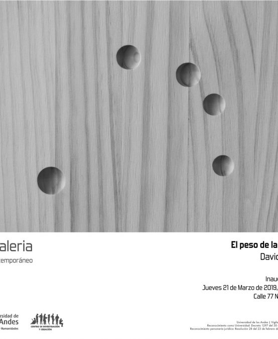 Exposición El peso de la mano de David Peña