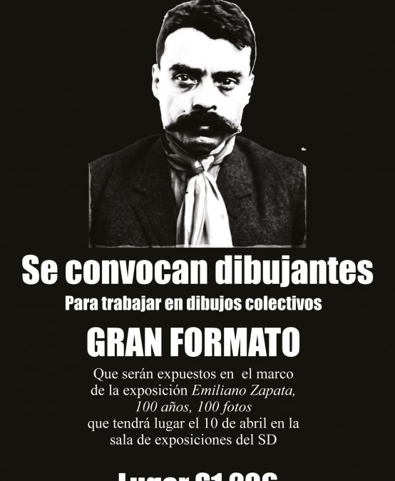 Segunda dibujatón: Emiliano Zapata, 100 años, 100 fotos