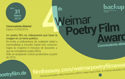 Convocatoria del 4to Weimar Poetry Film Award