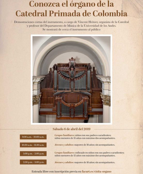 Conozca el órgano de la Catedral Primada de Colombia