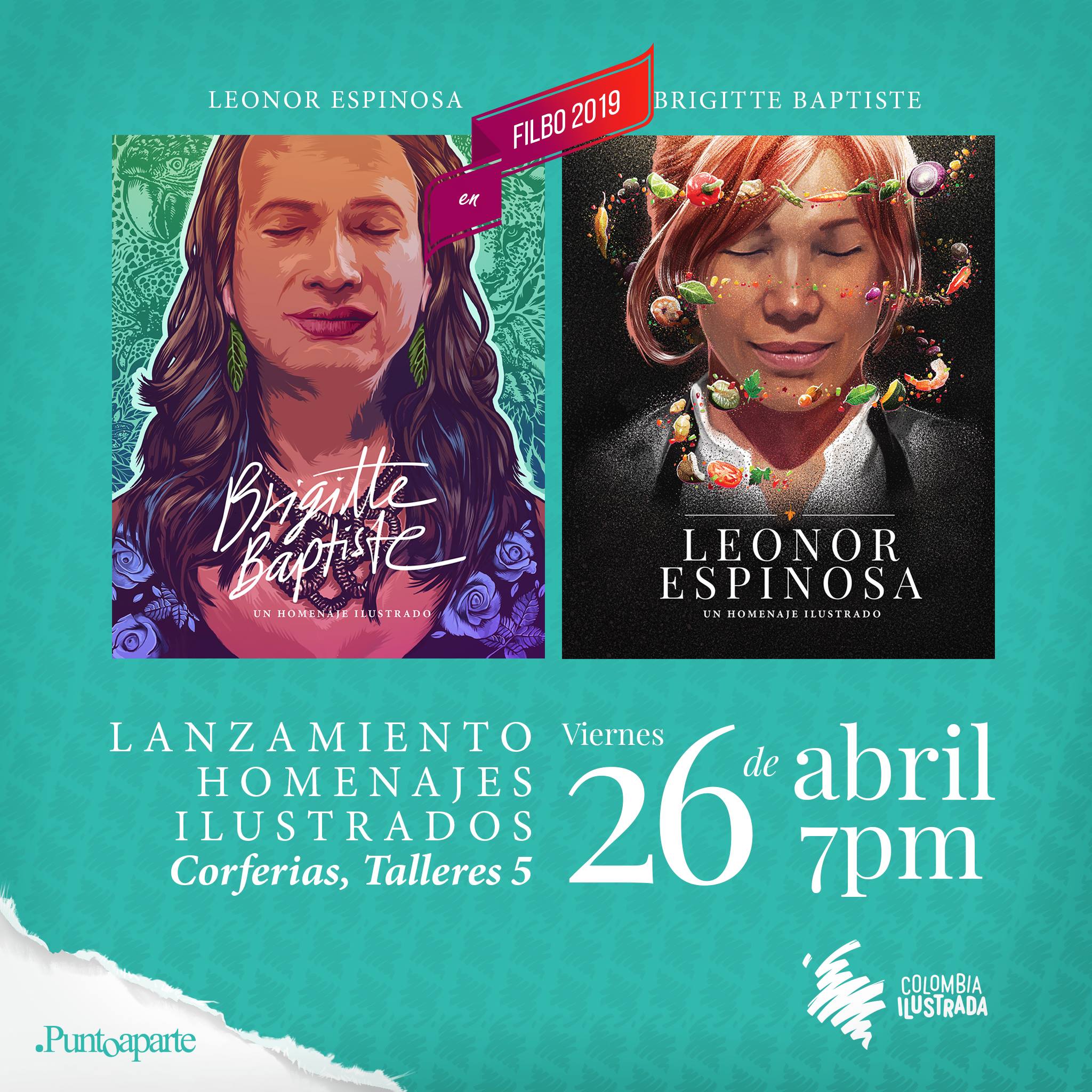Lanzamiento Homenajes Ilustrados Brigitte Baptiste/Leo Espinosa