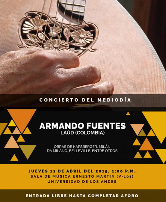 Concierto del mediodía: Armando Fuentes, laúd