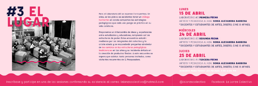 Convocatoria La Lanza colectivo