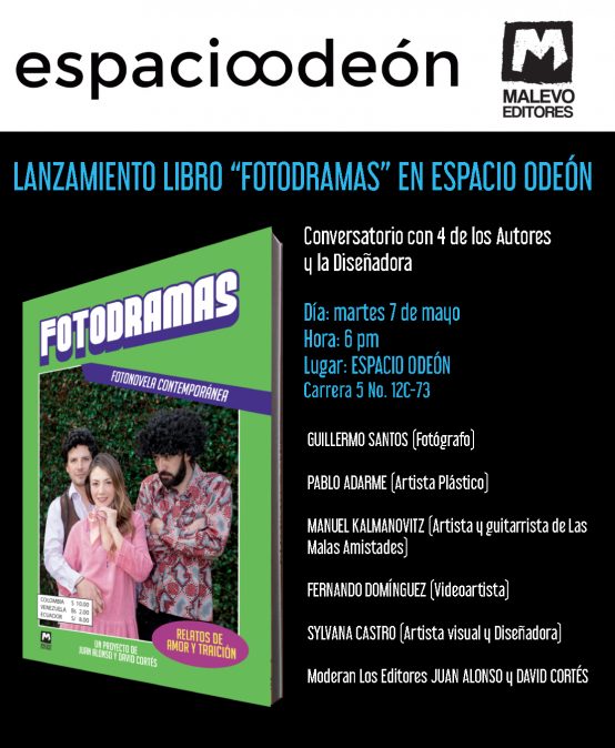 Lanzamiento del libro Fotodramas en Espacio Odeón