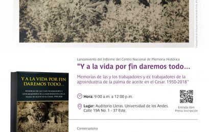 Lanzamiento del informe del Centro Nacional de Memoria Histórica «Y a la vida por fin daremos todo…»