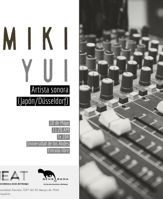 Charla con la artista sonora japonesa Miki Yui