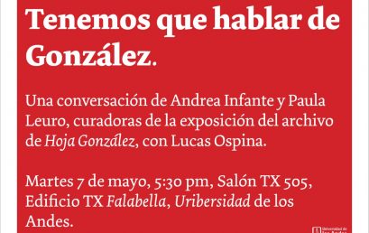 Tenemos que hablar de González