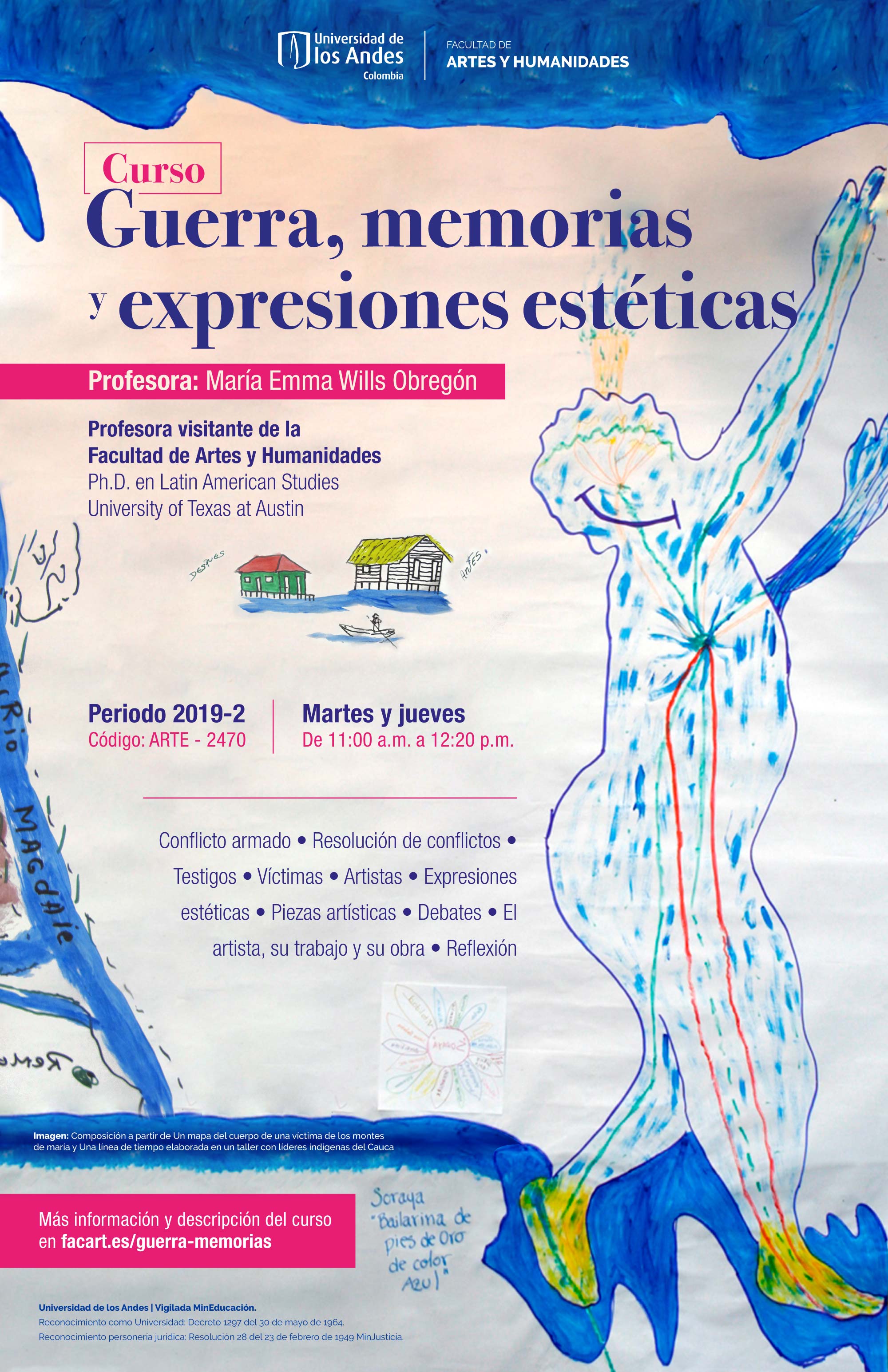 Nuevo curso – Guerra, testimonio y expresiones estéticas en Colombia: los desafíos de la paz