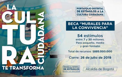 Beca Murales para la Convivencia del Programa Distrital de Estímulos