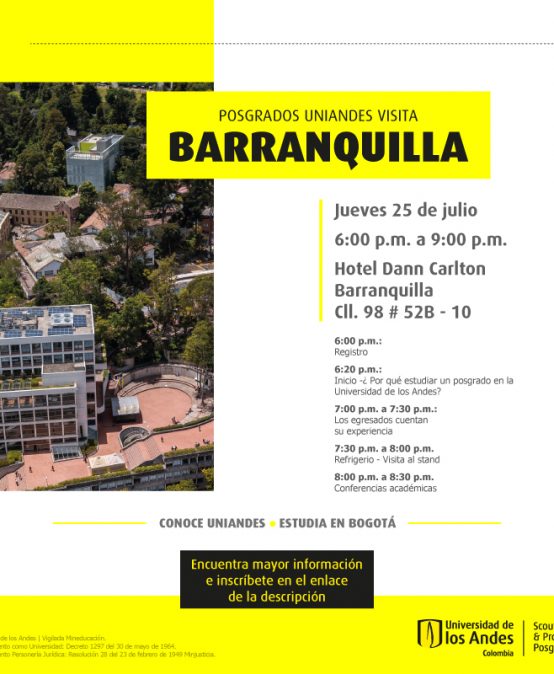 Posgrados Uniandes visita Barranquilla
