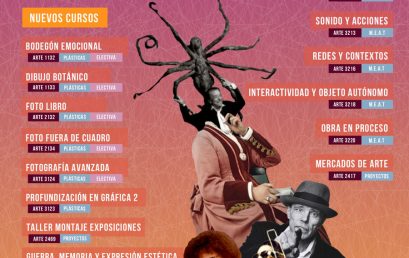 Nueva oferta de cursos y talleres anuales del Departamento de Arte para el segundo periodo del 2019