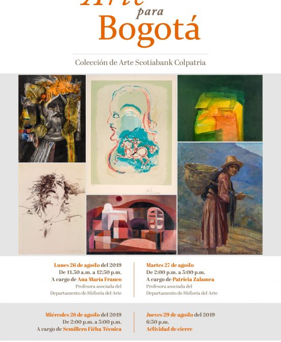 Visita guiada a la exposición Arte para Bogotá por el semillero Ficha Técnica