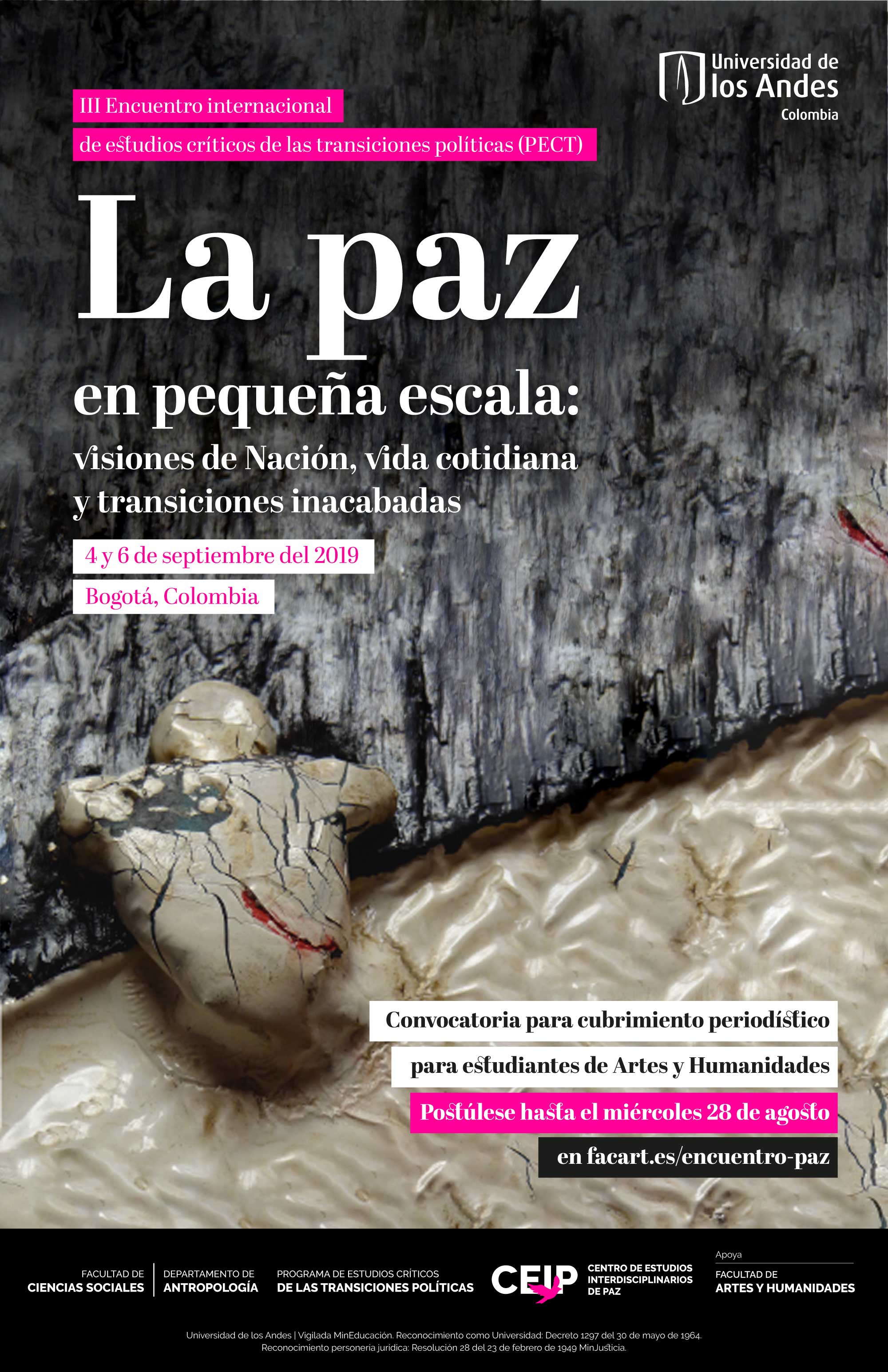 Convocatoria para cobertura periodística – La Paz en Pequeña Escala: Visiones de Nación, Vida Cotidiana y Transiciones Inacabadas Convocatoria para cobertura periodística – La Paz en Pequeña Escala: Visiones de Nación, Vida Cotidiana y Transiciones Inacabadas