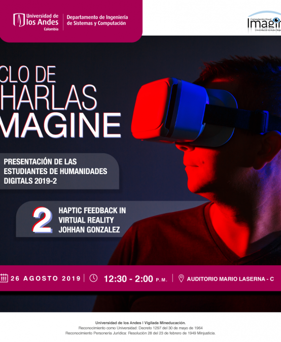 Estudiantes de Humanidades Digitales en el ciclo de charlas Imagine