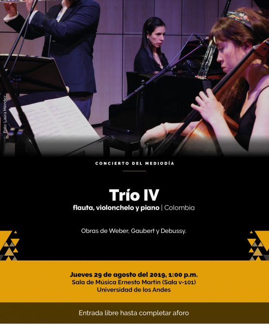 Concierto del Mediodía: Trío IV – flauta, chelo y piano