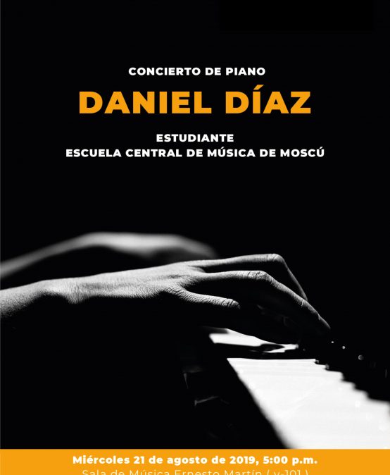 Concierto de piano: Daniel Díaz, piano (Colombia)