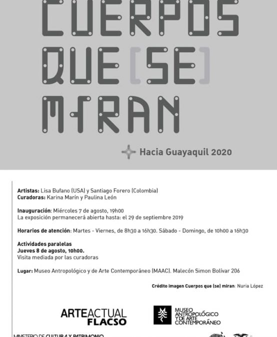 Exposición Cuerpos que (se) miran, Hacia Guayaquil 2020