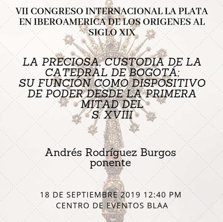 Preciosa custodia de Andrés Rodríguez