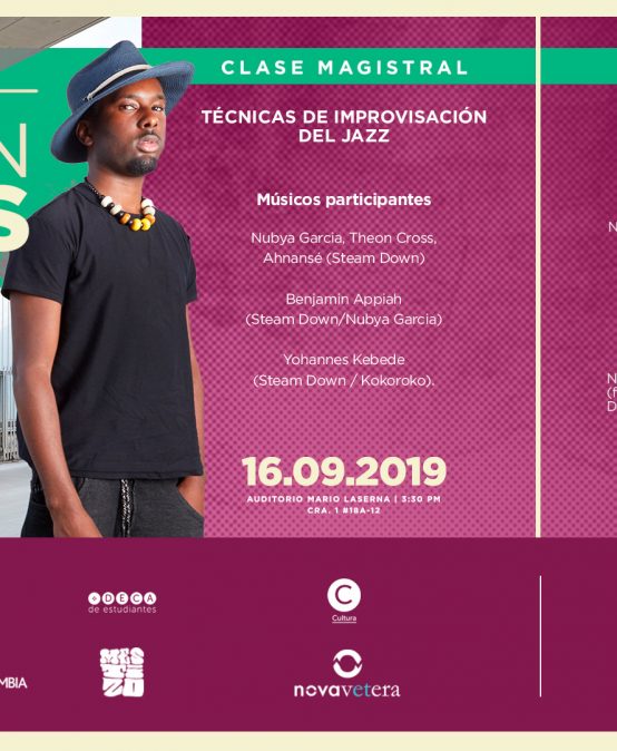 Clase magistral en Técnicas de improvisación del Jazz con Theon Cross (Reino Unido)