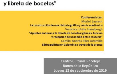 Seminario + arte + historia: «Caricatura, historia gráfica y libreta de bocetos»