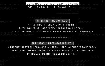 Voltaje – 6º salón de arte y tecnología – Día 2