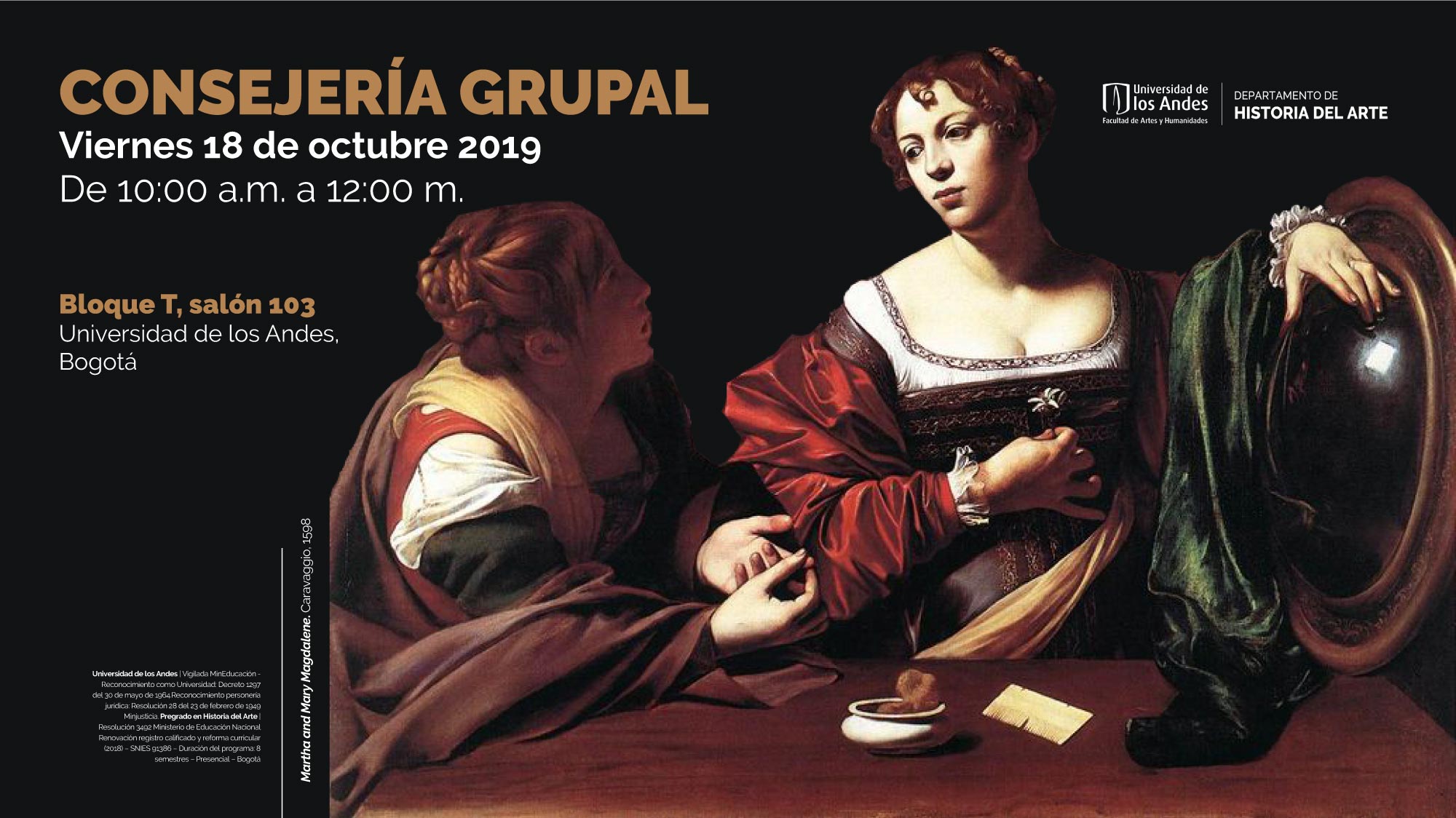 Consejerías Historia del Arte