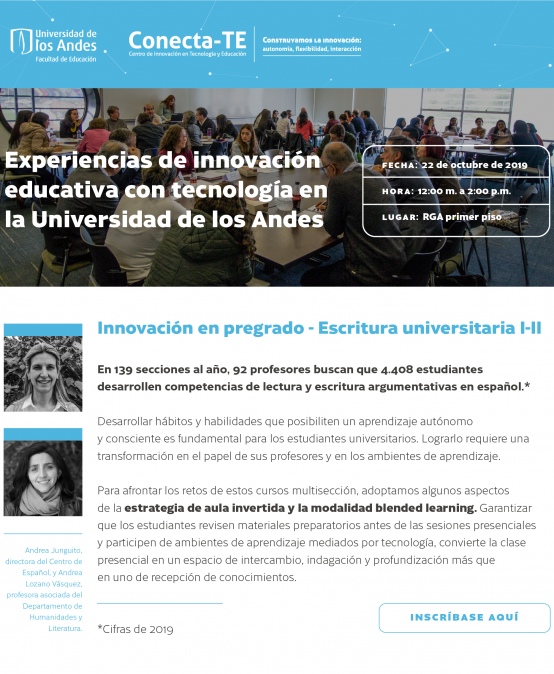 La innovación en los cursos de Escritura Universitaria I-II en Conecta-TE